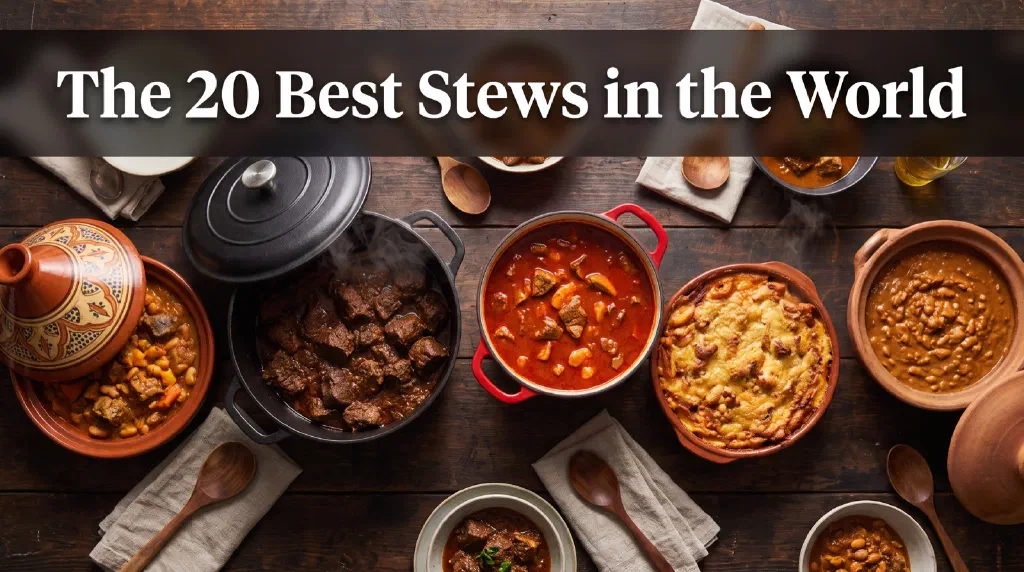 Hearty stews from around the world in heavy pots