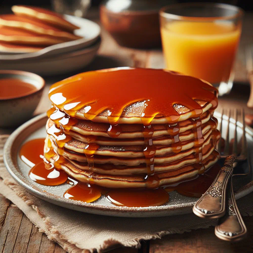 Rolled Argentine pancakes filled with dulce de leche on a plate