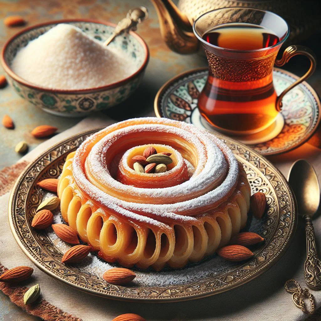 Golden crisp Armenian qotab pastries filled with herbs and vegetables