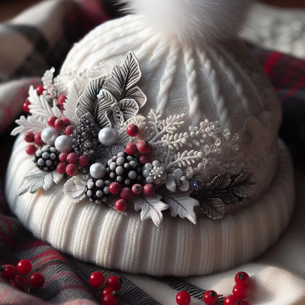 Airy meringue crown topped with fresh mixed berries and a dusting of icing sugar