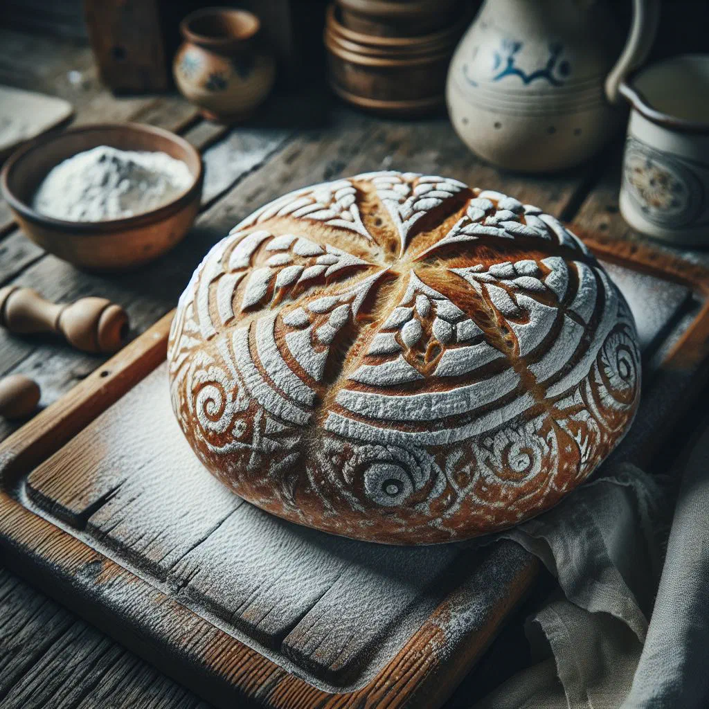 Golden Wachauer Laberl bread rolls with a crisp crust