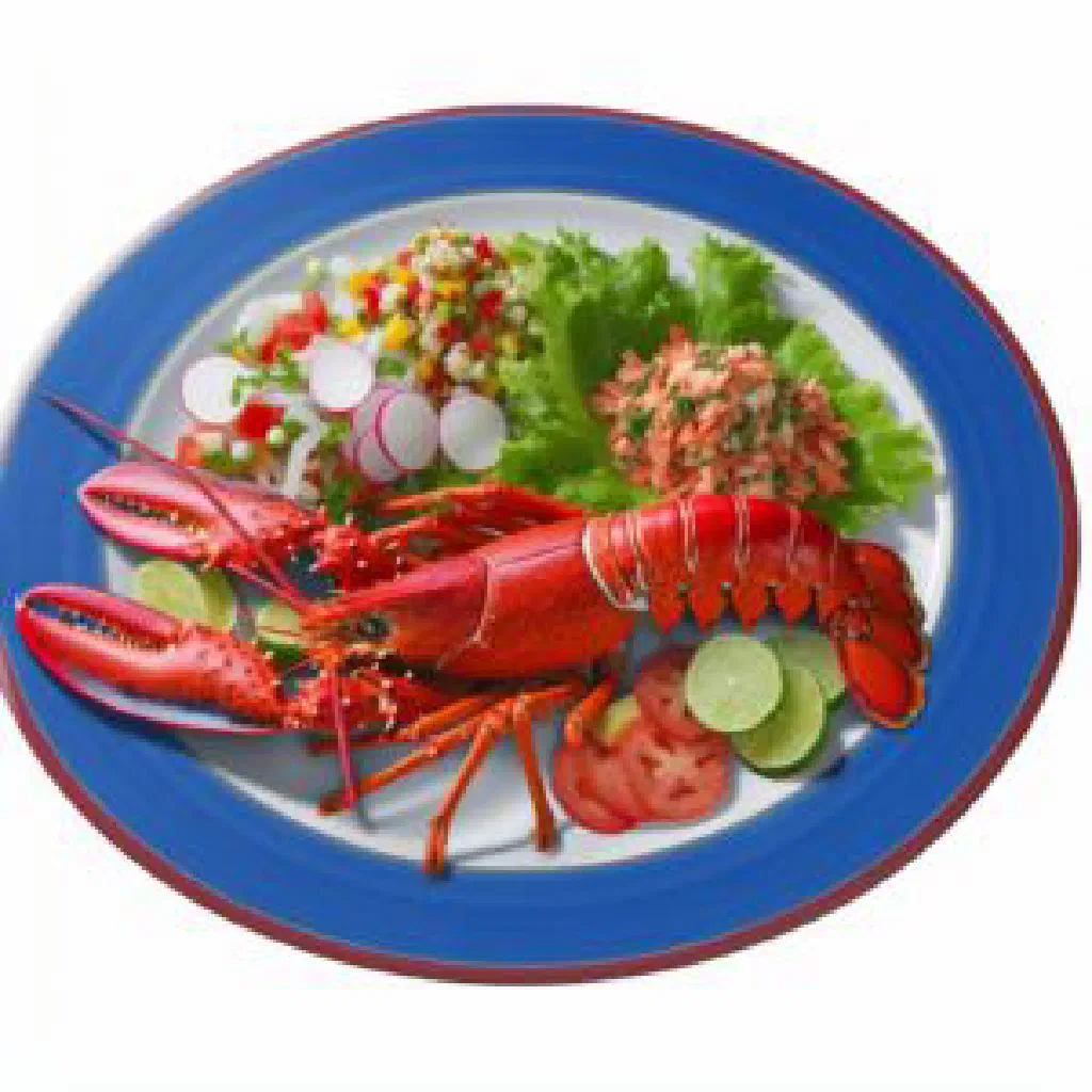 Grilled Bahamian rock lobster tails with lime and herbs