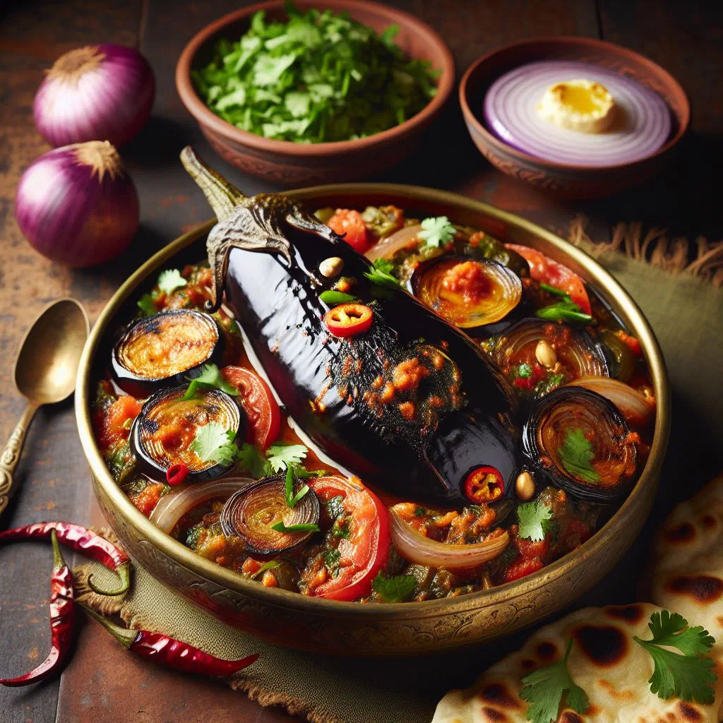 Mashed spiced eggs garnished with fresh coriander