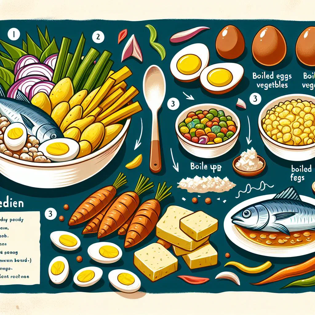 Belizean boil up with seafood, potatoes and vegetables in broth
