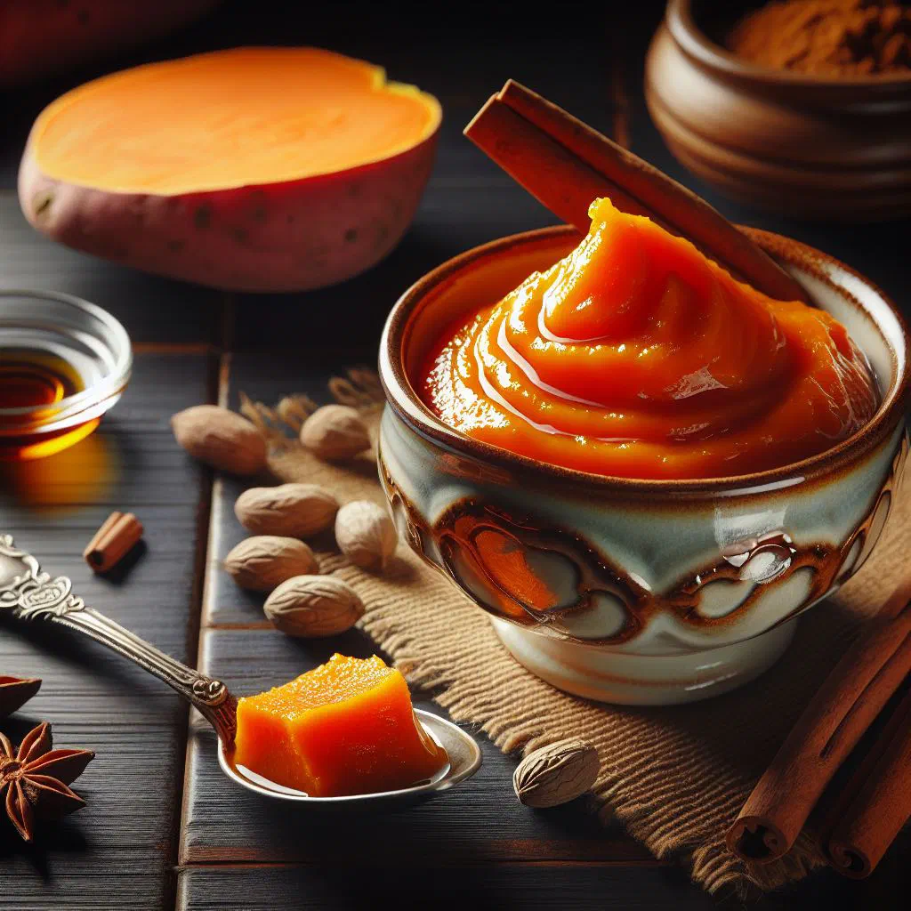 Baked Belizean sweet potato pudding topped with grated coconut