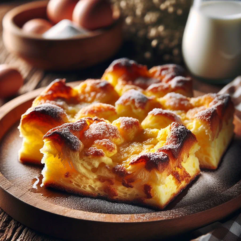 Golden fried Prženice dough pieces served with jam and honey