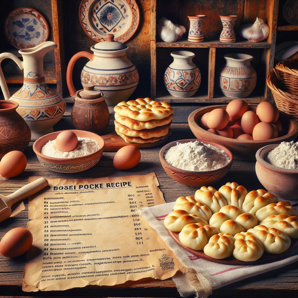 Golden fried Uštipci dough balls piled on a plate