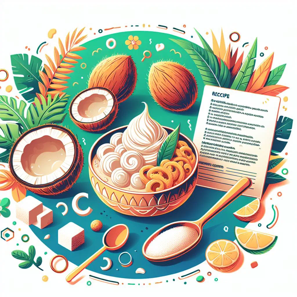 Golden baked cocada coconut sweets on a plate