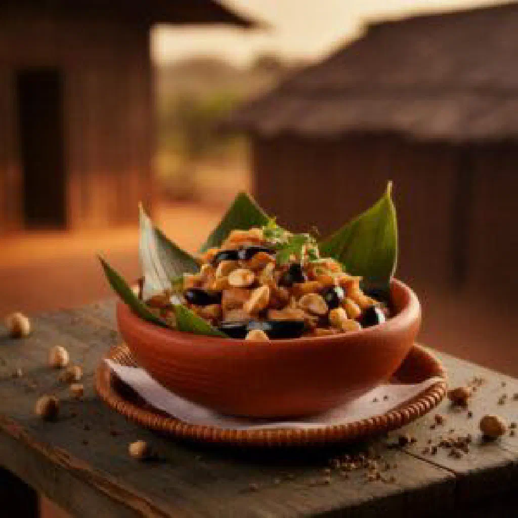 A bowl of creamy Burundian igikoma maize porridge