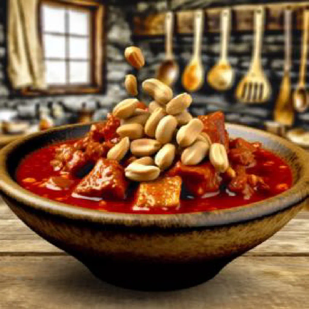 Mbah Mbuh with tender meat in a creamy peanut sauce