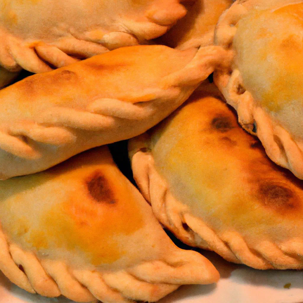 Golden baked Chilean empanadas filled with spiced beef