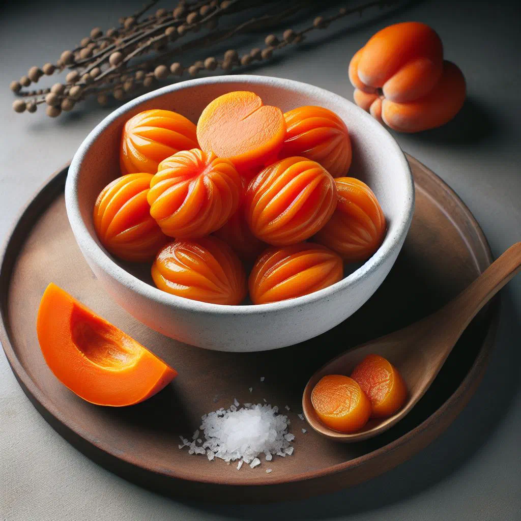 Boiled pejibaye fruits served with butter and cheese