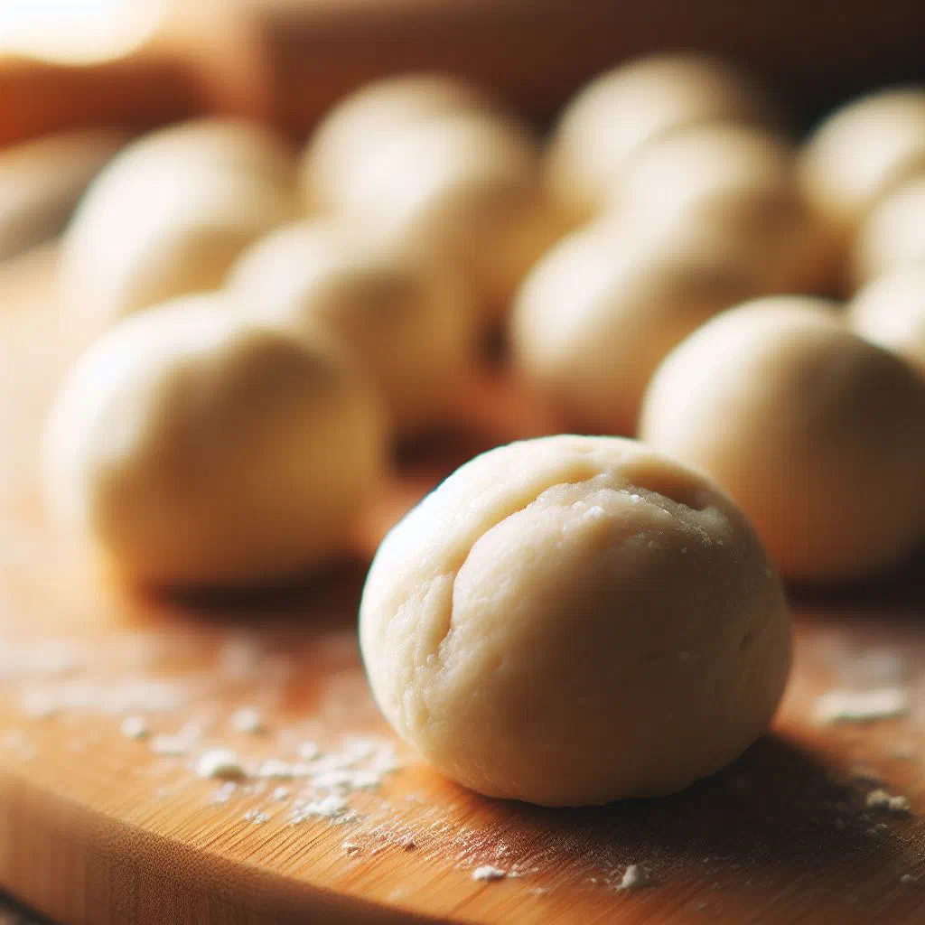 Golden fried Salvadoran corn dough balls served with salsa