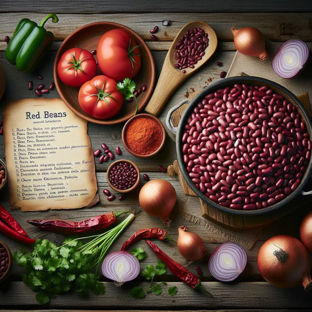 A bowl of cooked Salvadoran red beans garnished with fresh coriander