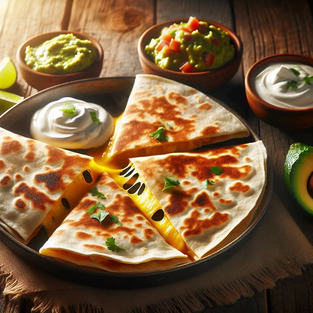 Slice of Salvadoran quesadilla, a sweet cheese cake, on a plate