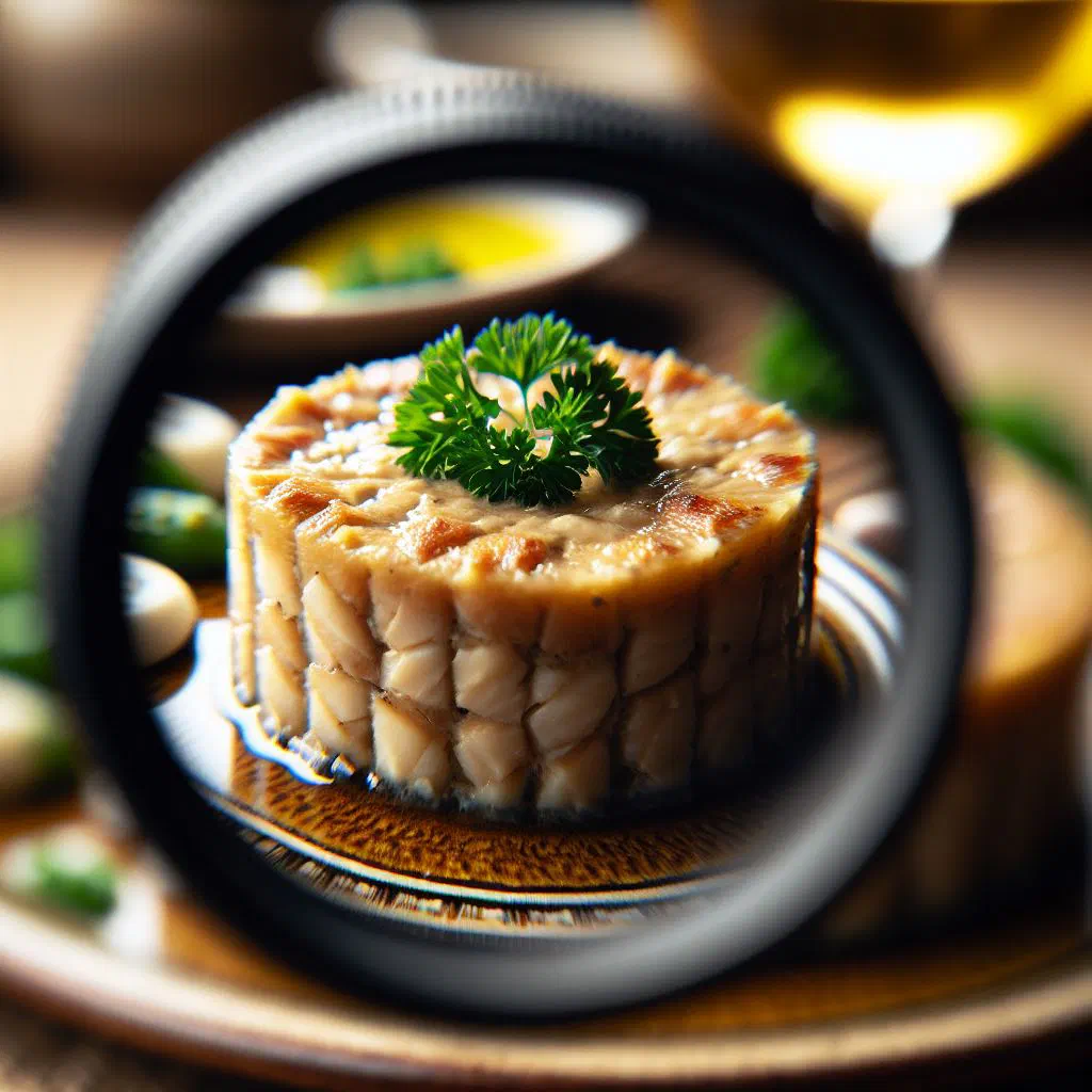 Creamy brandade de morue baked golden in a rustic dish