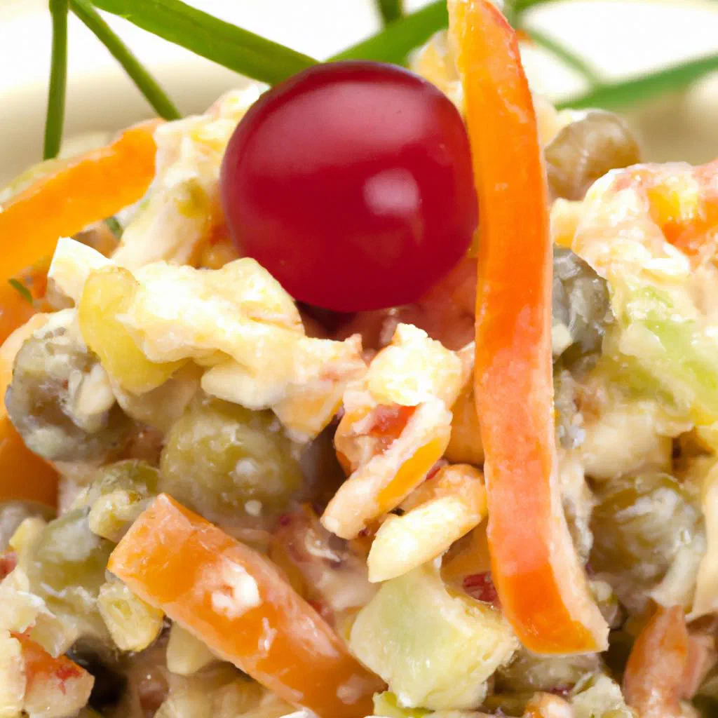 Creamy melitzanosalata aubergine dip drizzled with olive oil and garnished with parsley and olives