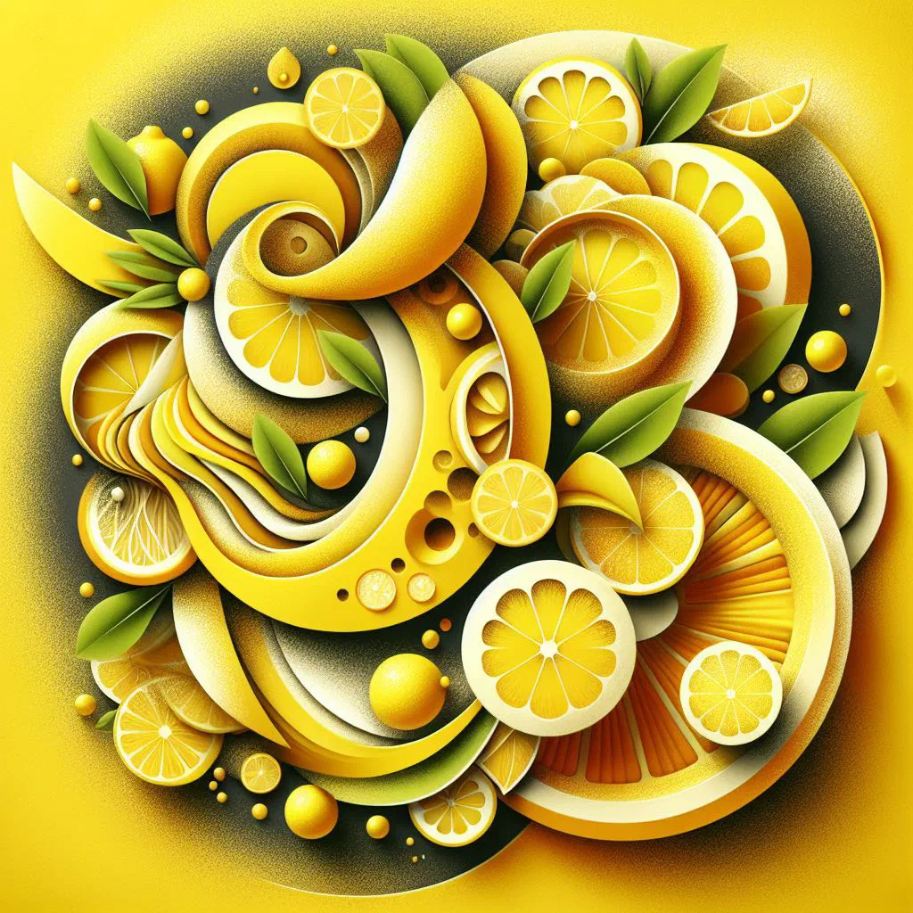 Glass of homemade Greek zitronato lemon liqueur garnished with a lemon slice