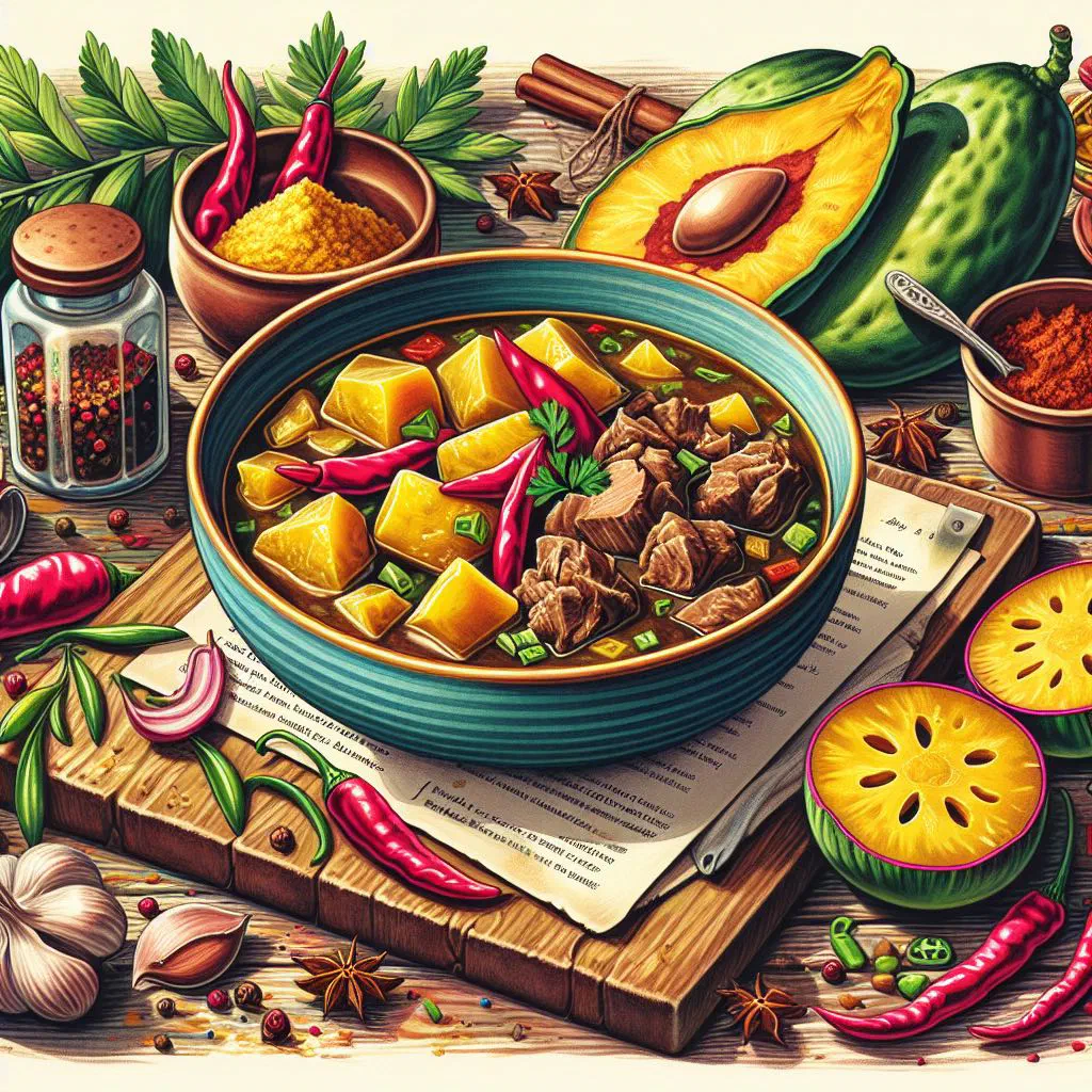 Pickled pork souse with cucumber salad and a slice of sweet cornmeal pudding