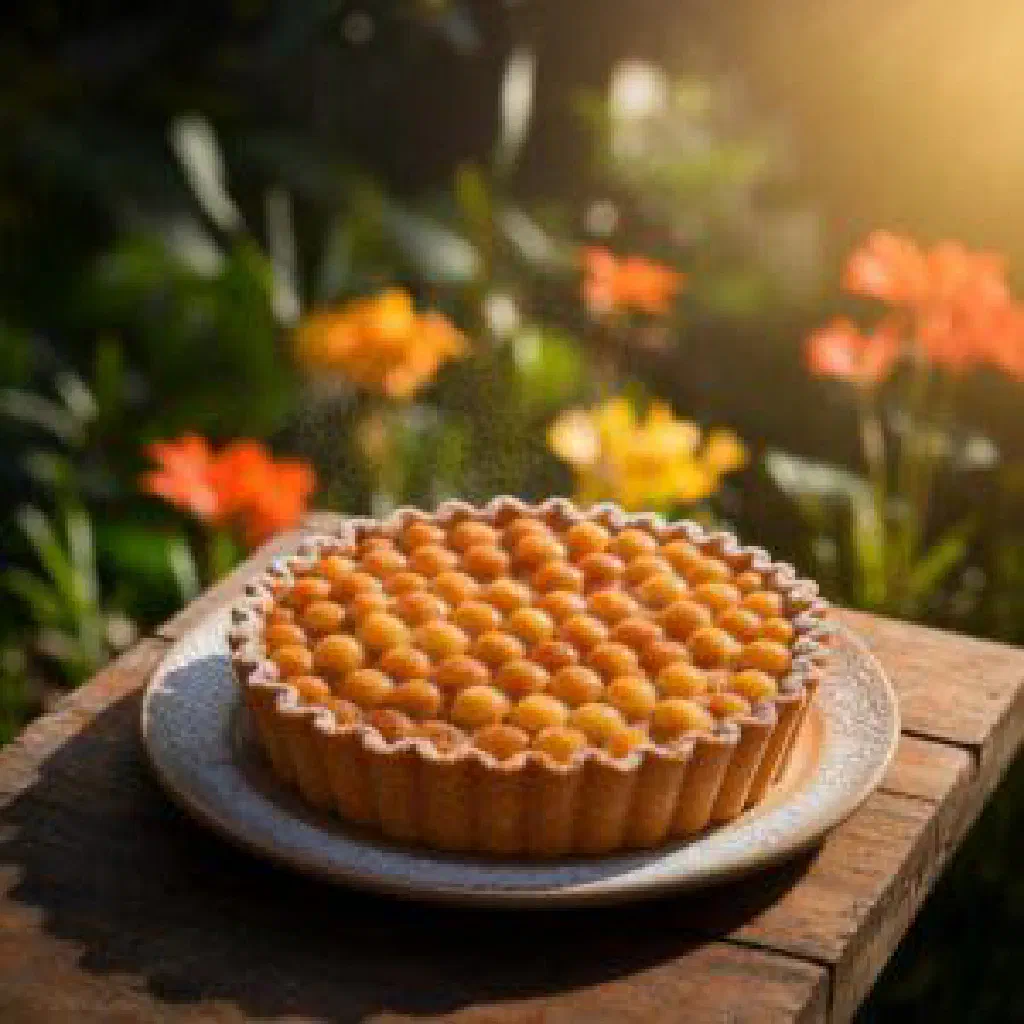 Golden Guyanese pine tarts filled with sweet pineapple
