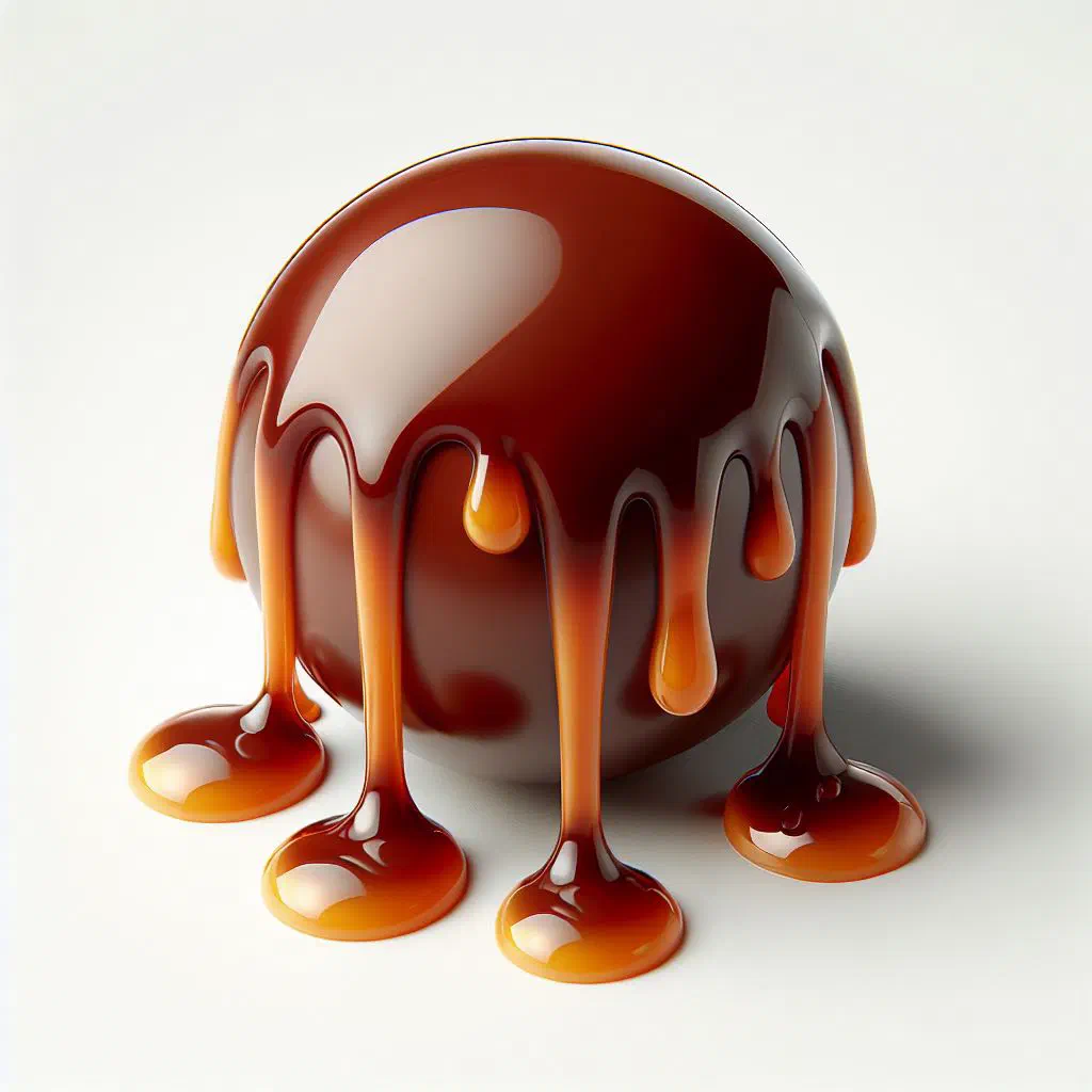 Bonbon sirop with tropical fruit in a light syrup, served in a glass bowl