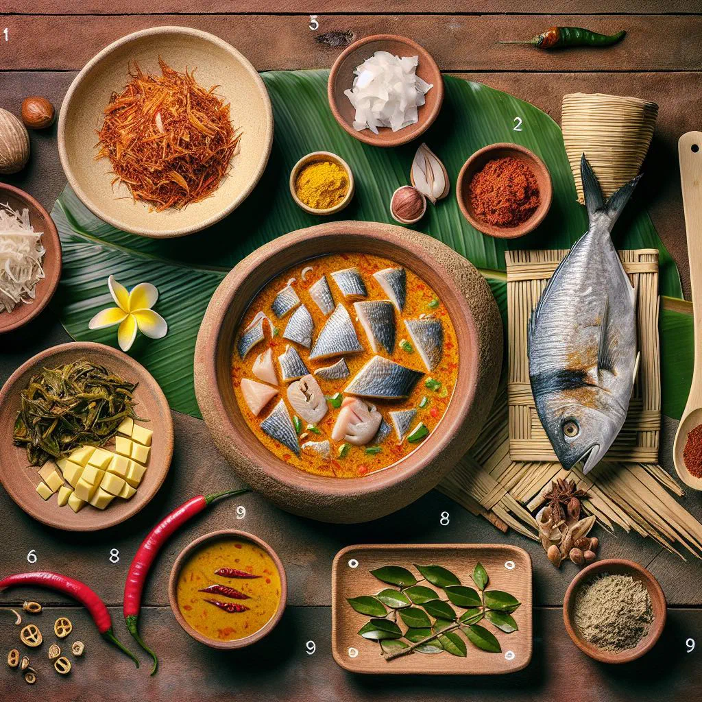 Grilled marinated fish fillets with chilli, herbs and lime wedges