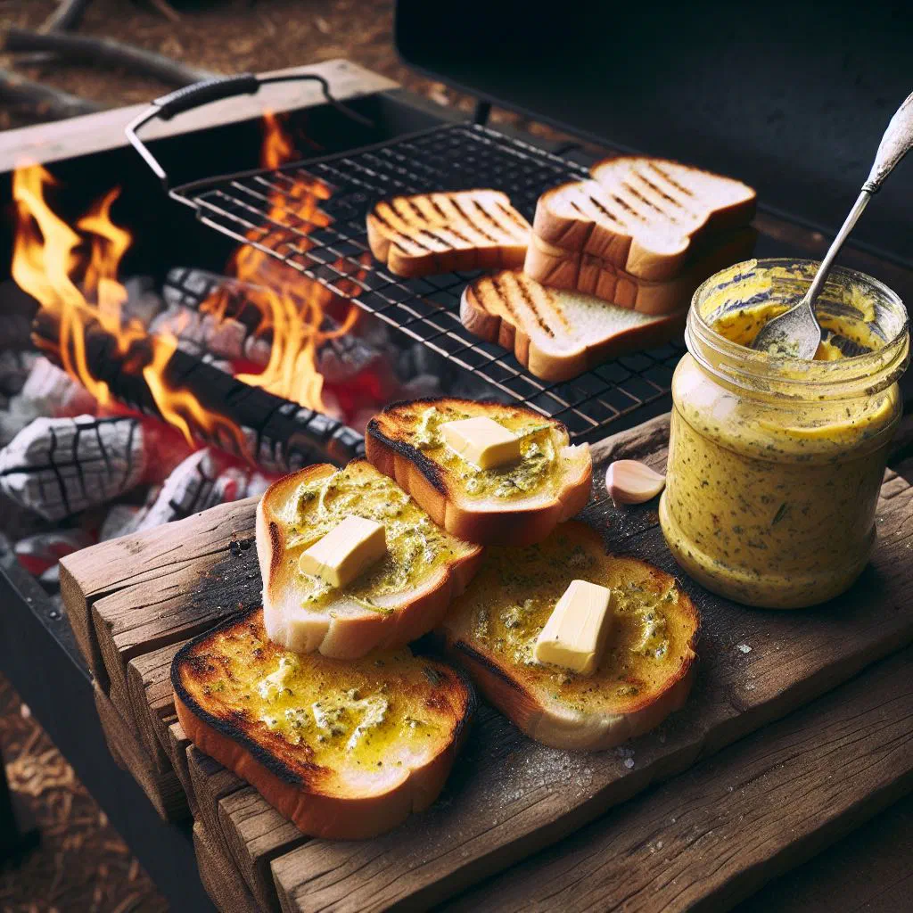 Golden braai bread flatbreads fresh off the grill