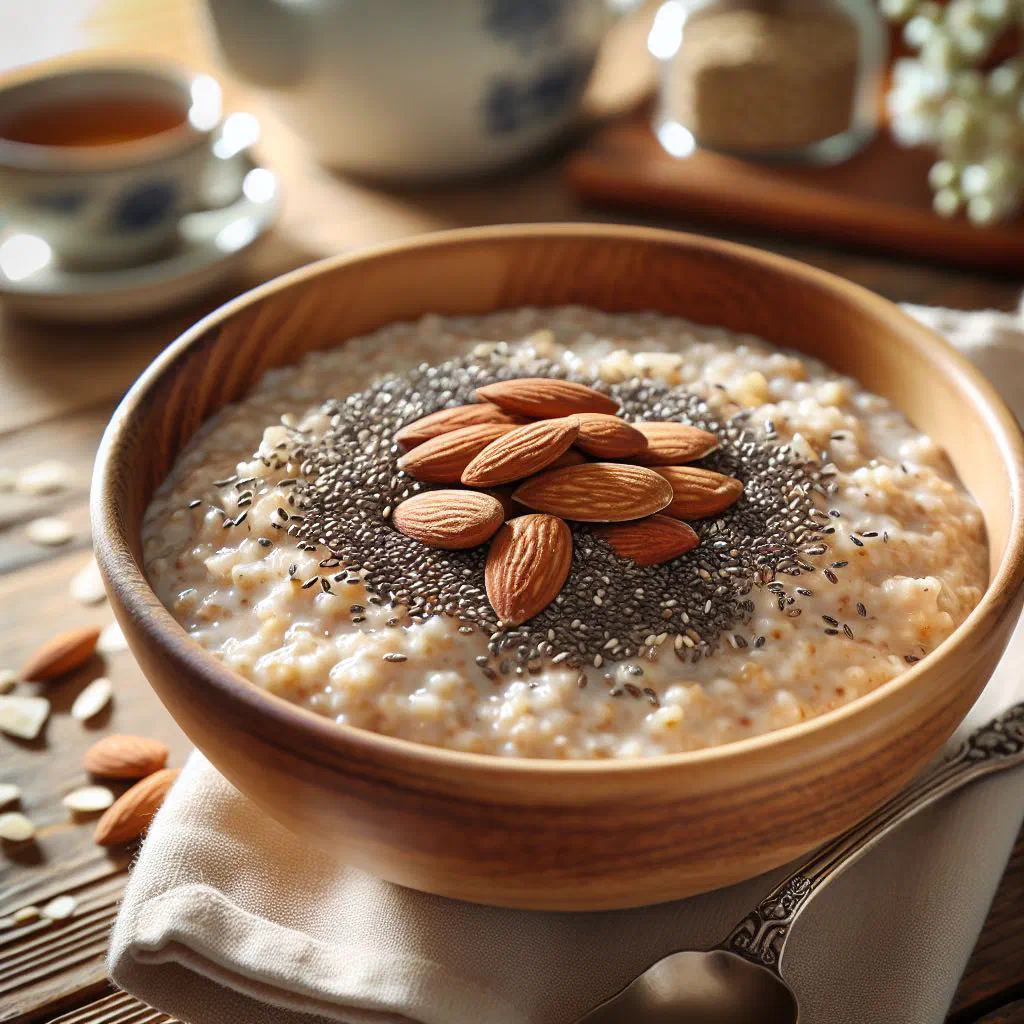 Bowl of warm Nepalese lito porridge made with rice and lentils