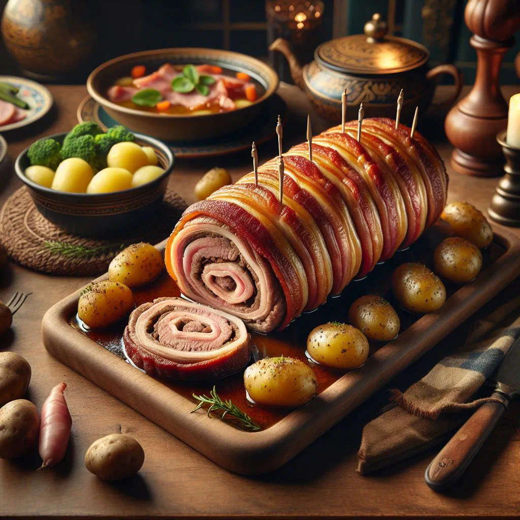 Golden-baked blinde vink parcels with a savoury minced meat filling