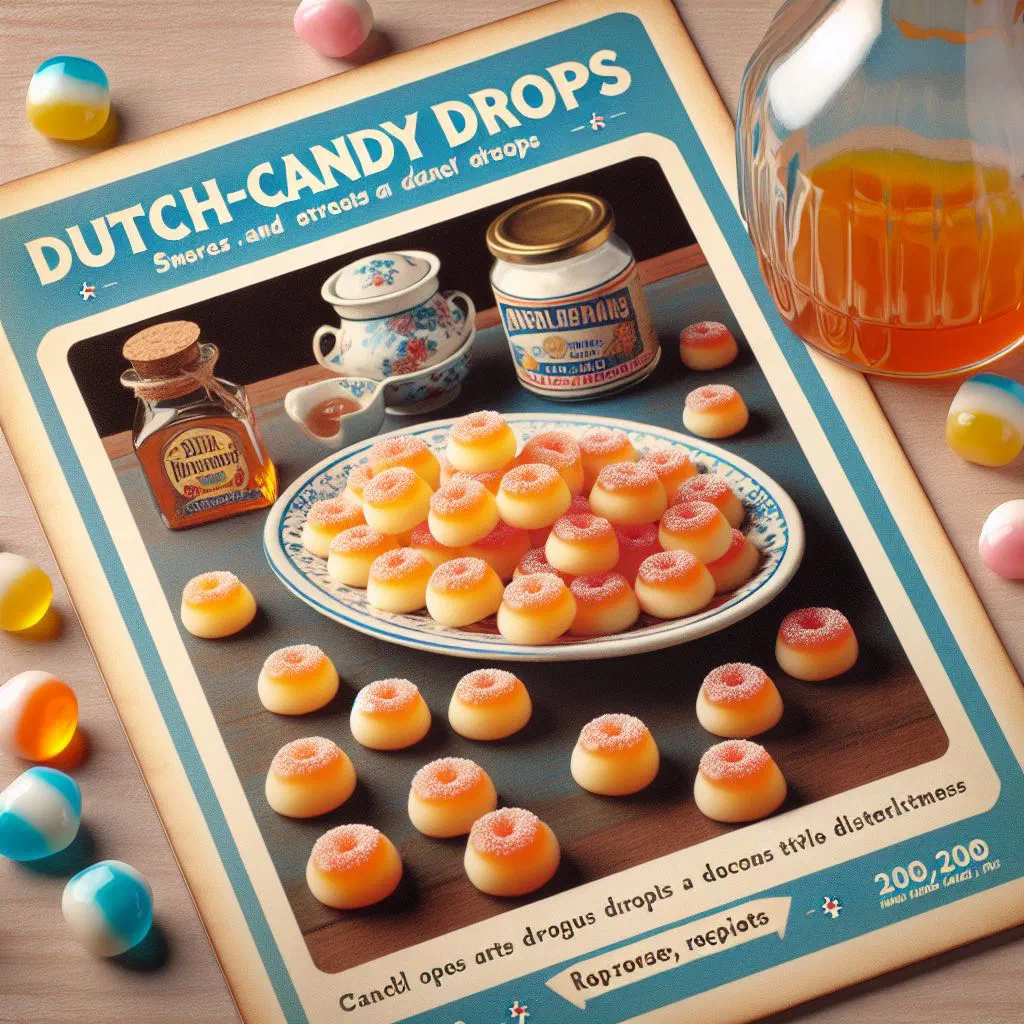 Glossy black Dutch drop liquorice sweets on a small plate