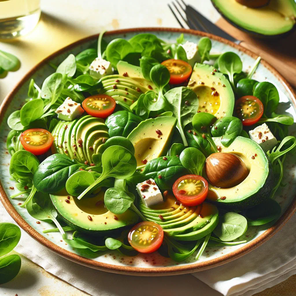 Fresh watercress salad with cucumber, grated carrot and cherry tomatoes