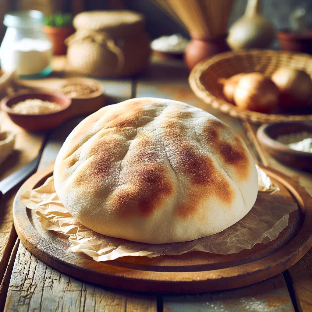 Golden baked Pita od Tikva pumpkin pastry cut into squares