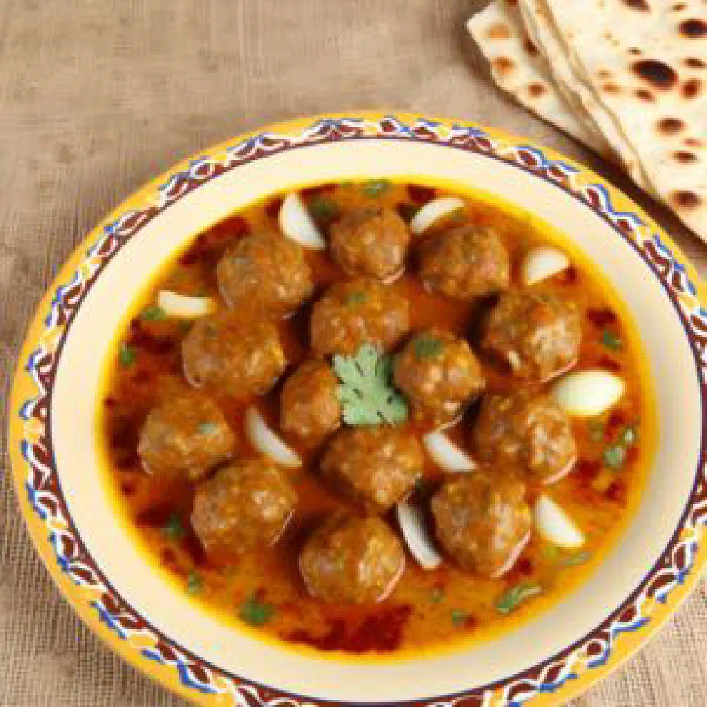 Kofta curry with spiced meatballs in a creamy tomato sauce