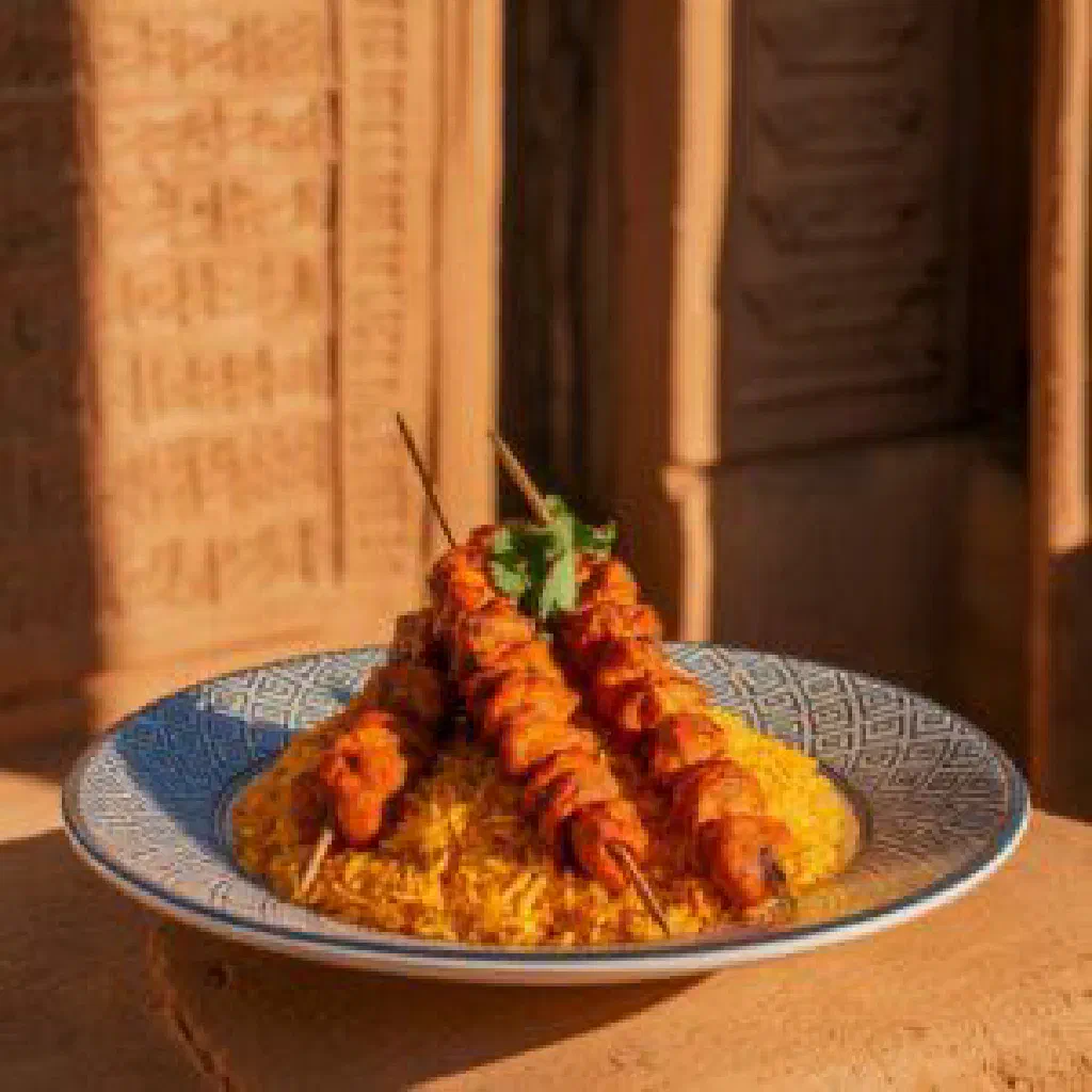Spiced Hanini with tender meat served over fragrant rice