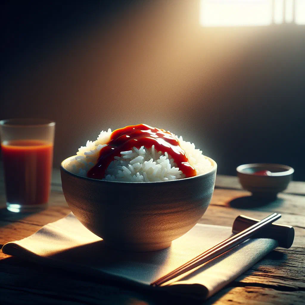 Spiced Oozie rice with tender meat and vegetables served in a large bowl