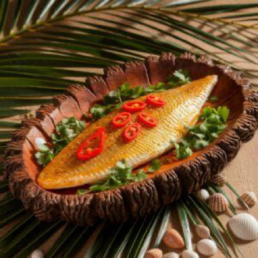 Grilled snapper fillets with lime, red chilli and fresh coriander