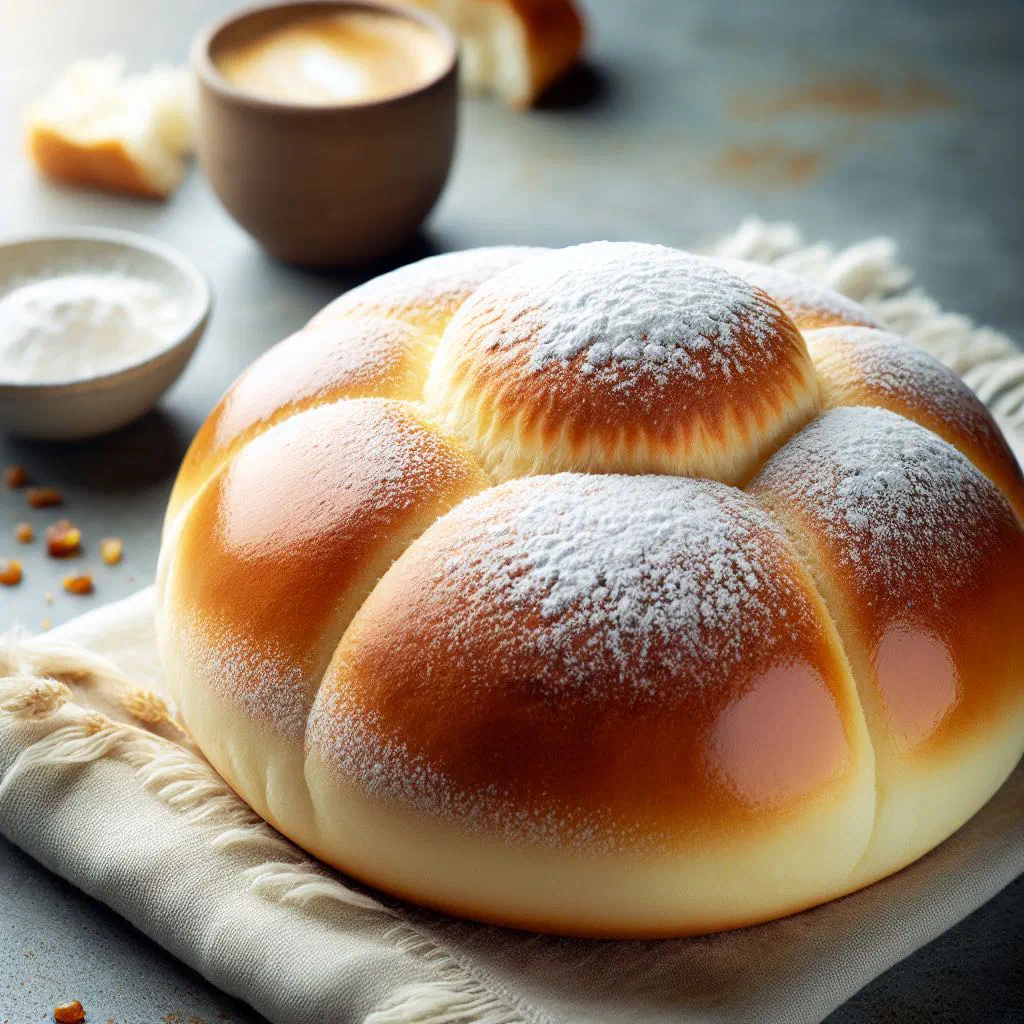 Golden Tajik kaak flatbreads sprinkled with sesame seeds