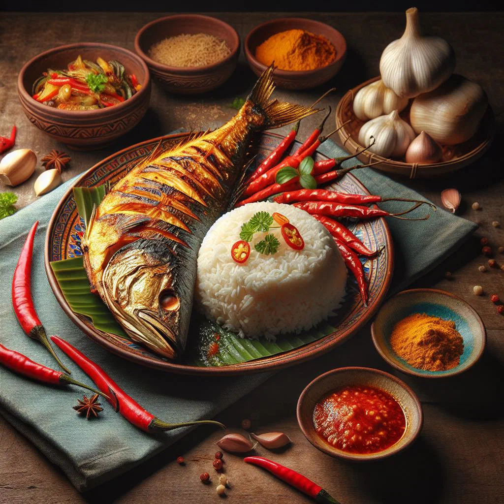 A hearty bowl of Batar Da'ag stew with pumpkin, corn and vegetables