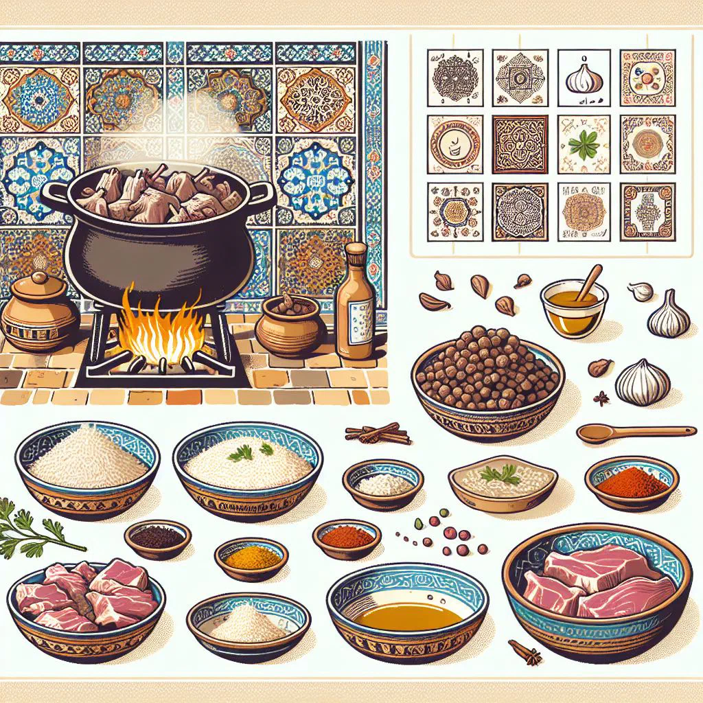 Tender spiced meat served over fragrant rice, garnished with fresh herbs