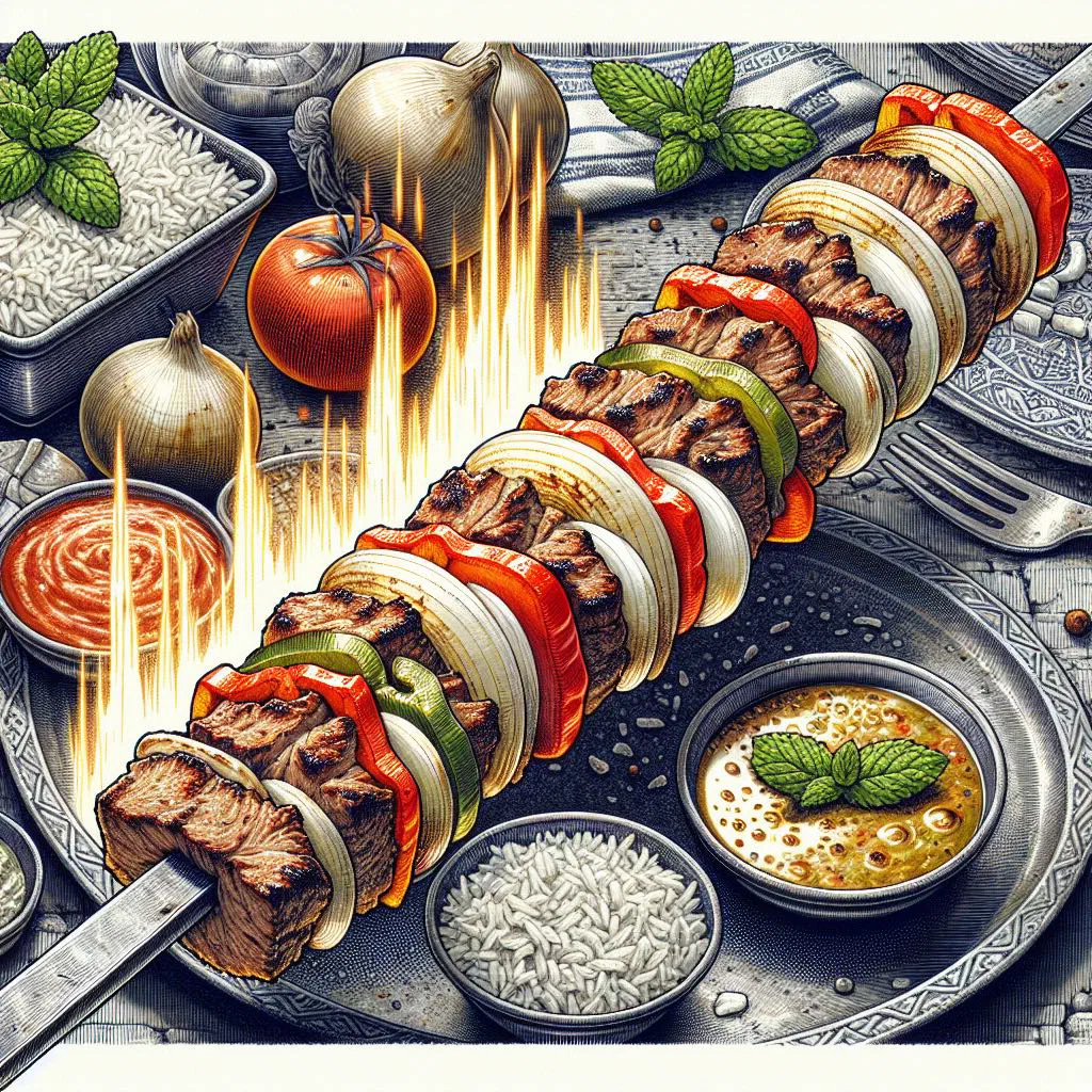 Tender slow-cooked tandır lamb garnished with fresh parsley