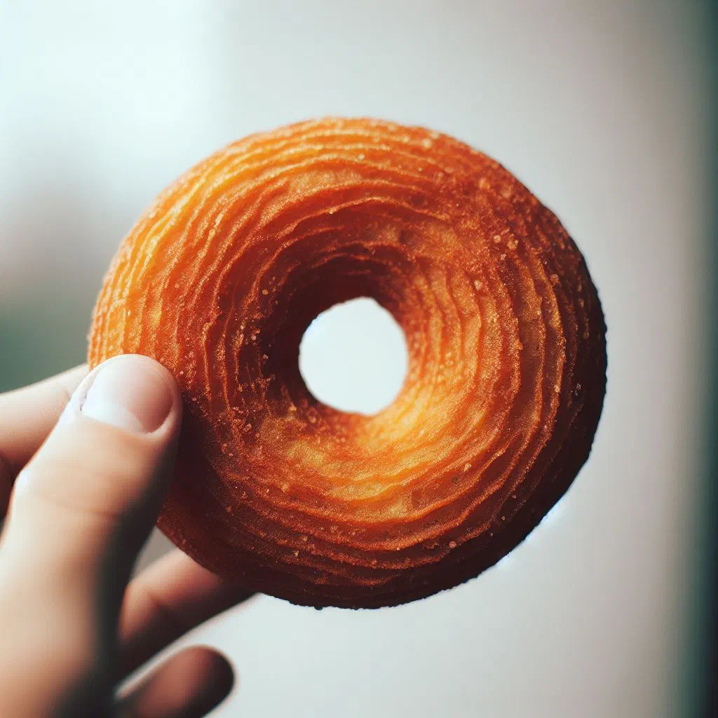 Golden fried dough cakes dusted with sugar on a plate