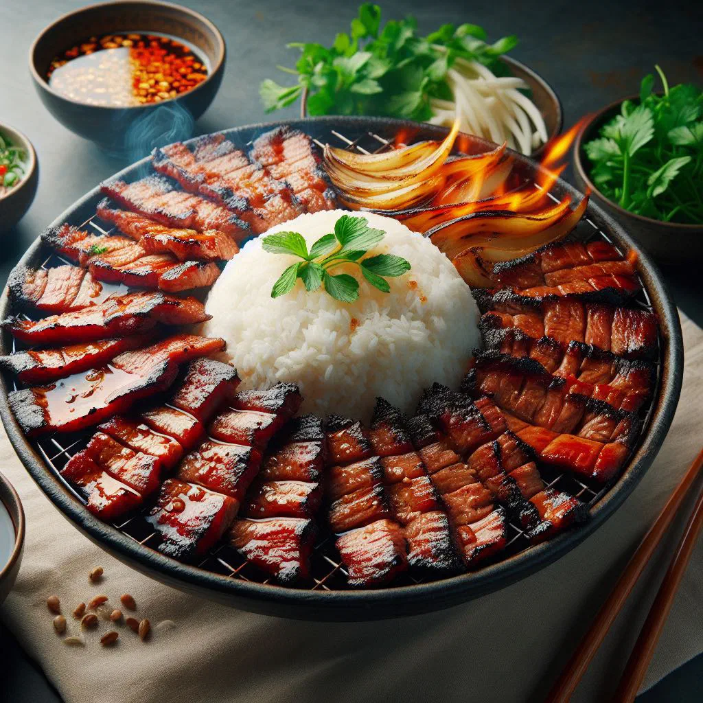 Fresh Vietnamese goi nam rice paper rolls with vegetables and herbs